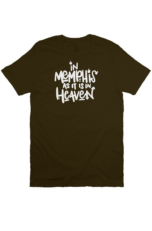 "In Memphis As It Is In Heaven" Classic Screen Print T Shirt