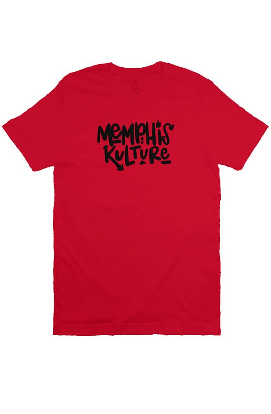 Red Classic "MK"/"In Memphis" T Shirt