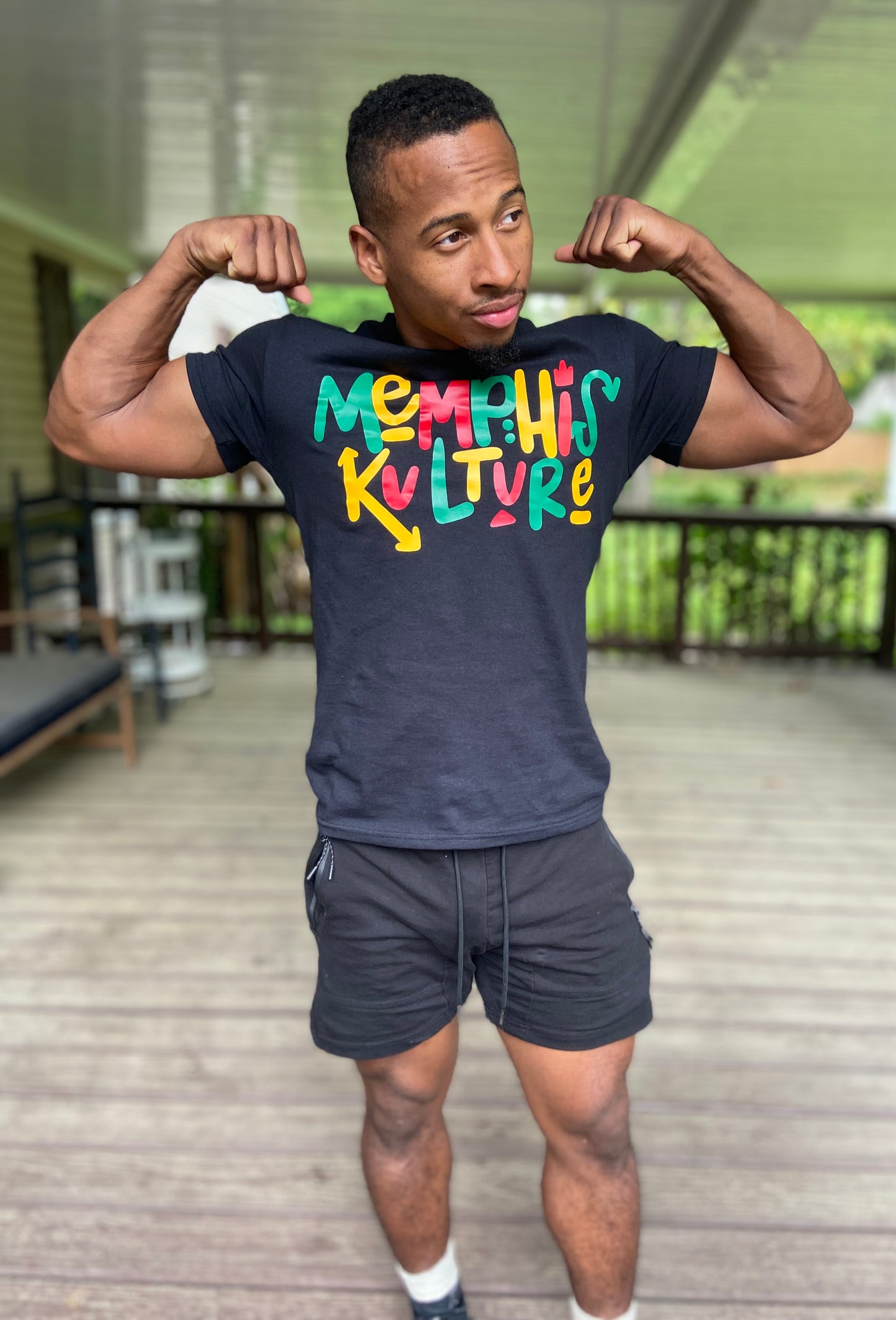 Classic MEMPHIS KULTURE Multi-Color T-Shirt